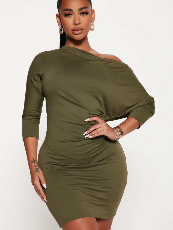 Trina Mini Dress - Olive