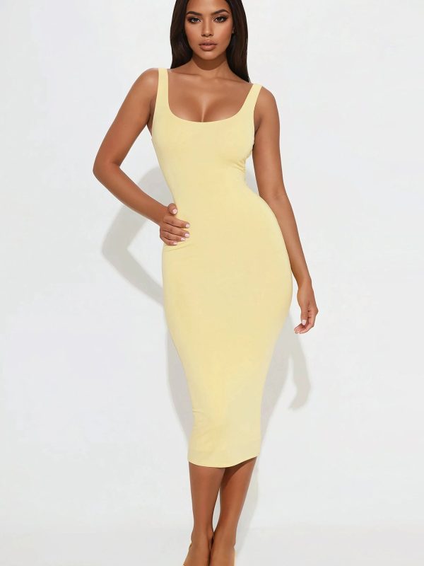 Your Needs Met Dress - Butter Yellow